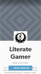 Mobile Screenshot of literategamer.com